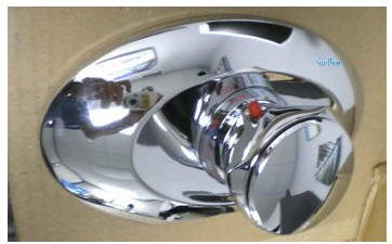 Ondine 25077CH Ondine brass trim thermostatic valve Chrome -Rough not included see Ondine 25072