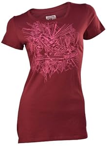 Converse Women's Chuck Taylor All Star Transparent T-Shirt-Maroon-XS