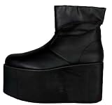 Mens Black Monster Costume Boots