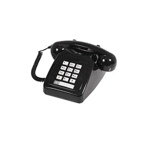 Geemarc Retro Park Lane Telephone- Black