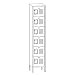 ASI Lockers 161 Quick Ship: Traditional Six Tier Locker - 1 Section (Assembled)