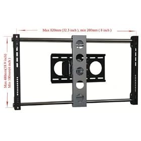 Tilting Wall Mount Fits LG lcd/plasma flat panel tv 47 inch 47LC7DF LG OPUS 42LBX MU-60PZ95V