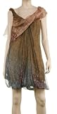 MAXSTUDIO SILK CHIFFON BUBBLE DRESS