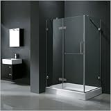 IMAGE OF Vigo VG6011CHCL36WL Shower Enclosure