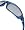 Nike Sunglasses GDO Square R Blue frame Grey lens
