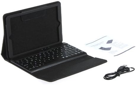 eWonder(R) Apple iPad Mini Wireless Bluetooth Keyboard &amp; PU Leather Case Stand (Black)