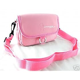 Nintendo DSL / DS Lite Carry Case / Bag plus Game Storage in Pink