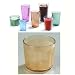 Carlisle 9 oz Old Fashion Crystalon Stack All Ribbed Texture Break-Resistant SAN Color: Amber / Quantity: One Dozen (12)