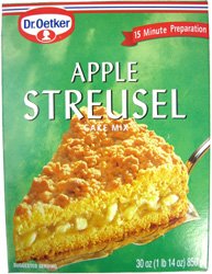 Oetker Apple Streusel Cake Mix 30oz 8ct by Dr. Oetker