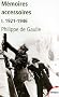 M�moires accessoires : Tome 1, 1921-1946
