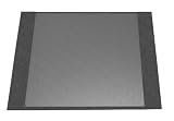 Aurora Products Executive Desk Pad, 24.5 x 19 x .25 Inches, Charcoal Mallory with Lava Liner (09328-3S)