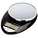 Epica TM Accupro Digital Kitchen Scale 11 lbs Capacity, Black/Chrome Electronic Food Scale