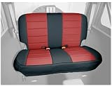 Rugged Ridge 13261.53 Black/Red Custom Neoprene Rear Seat Cover