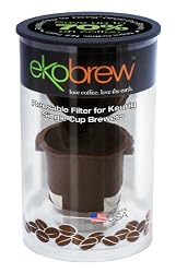 Ekobrew Cup, Refillable Cup for Keurig K-cup Brewers, Brown, 1-Count