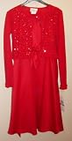 New with Tag Rare Editions Girl's Dress Skirt 2 Piece Long Sleeve Size 16 Red