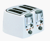 Salton/Toastmaster TM4TCTW Toastmaster 4-Slot Toaster