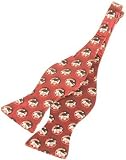 Florida State Bow Tie - Florida State University Garnet Hand-Tied Bow Tie with Seminole Logo