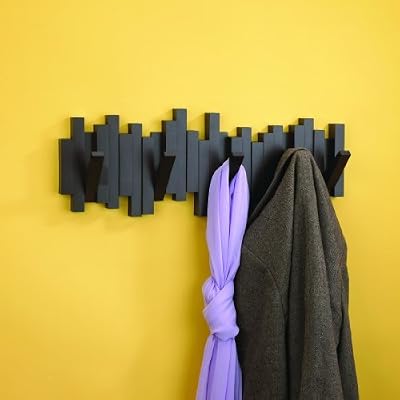 Umbra designer sticks 5 hook wall mounted