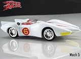 Speed Racer Mach 5 Pull Back Moterized Collectors model 1/43 Scale