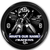 Baltimore Ravens Wall Clock Black Great Unique Gift Idea