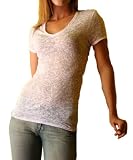 Raw Edge Pullover Burnout T-Shirt