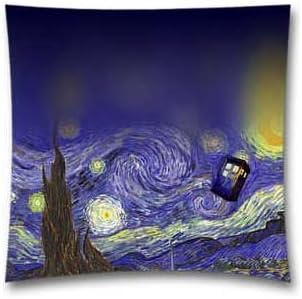 18 X 18 Inches Cotton Linen Pillowcase, Doctor Who Art Decorative Throw Pillow Cover, Fashion Cushion Cover