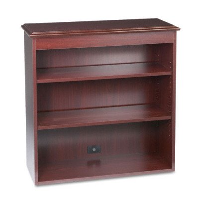 HON 94000 Series Bookcase Hutch, 35-3/4 W by 14-5/16 D by 37 H, Mahogany