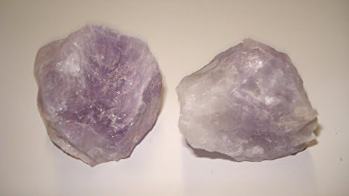 (#1) 2pc Amethyst Madagascar Medium Raw Rough 100% Natural Crystal Gemstone Specimen