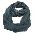 5 in 1 Infinity Circle Summer Light Scarf Gray