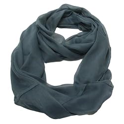 5 in 1 Infinity Circle Summer Light Scarf Gray