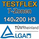 Arensberger 7 Zonen TESTFLEX Matratze - (H3 bis 110kg) - mit TÜV LGA Zertifikat (140x200)