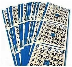 Bingo Push Out Cards (3 Up / 750 Faces - 250 Sheets)