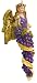 Angel With Purple Wine Grapes And Gold Wings Christmas Ornament 8