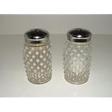 Vintage Fenton Opalescent Hobnail Salt & Pepper Shakers