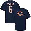Mens Chicago Bears #6 Jay Cutler Name & Number Tshirt