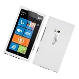 Nokia Hard Snap on Cover Case for Lumia 900 - White