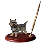 Cairn Terrier Dog Desk Set - Brindle