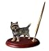Cairn Terrier Dog Desk Set - Brindle