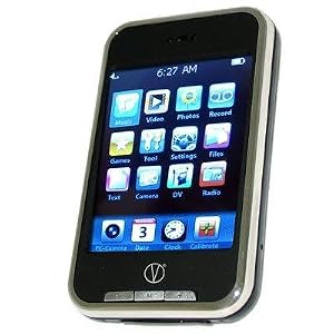 Visual Land V-Touch 8 GB Video MP3 Player (Black/Silver)