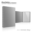 elago portfolio for professional artists (Holds letter size-8 1/2 by 11inches / A4 size-8.27 x 11.69 inches), satin aluminum finish (Silver)