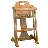 East Coast Natural All Wood Multi-Height Highchair