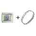 Maltese Dog Italian Charm Bracelet