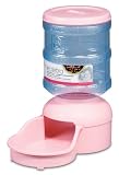 Petmate Le Bistro 2-Pound Feeder with Microban Anti-Microbial
Protection, X-Small, Pink