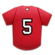 CAPerz - Baseball Jersey No. 5 - Red/White/Blue