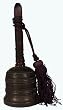 Antique Bell / Japanese / Bronze / Shinto Shrine Bell
