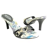 Women's Slip On Dress Heel Sandals Black 5-10