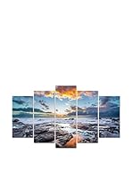Wall Decor Fotocuadro 5 Piezas Pirámide Skysuncloud
