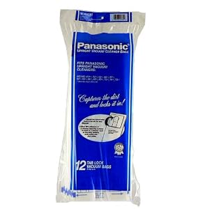 Panasonic MC-V145MT 12-Pack Type U-6 Upright Vacuum Bag