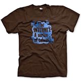 Internet Tubes Blue Foil Fine Jersey T-Shirt