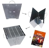 Produkt-Bild: Klappgrill Fireplace mit Grillbuch
